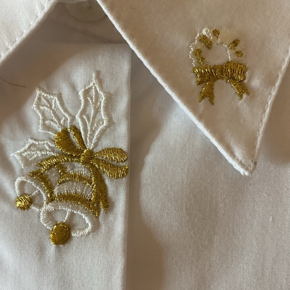 Tabi Shirt Embroidered Holiday XL - Picture 3 of 7